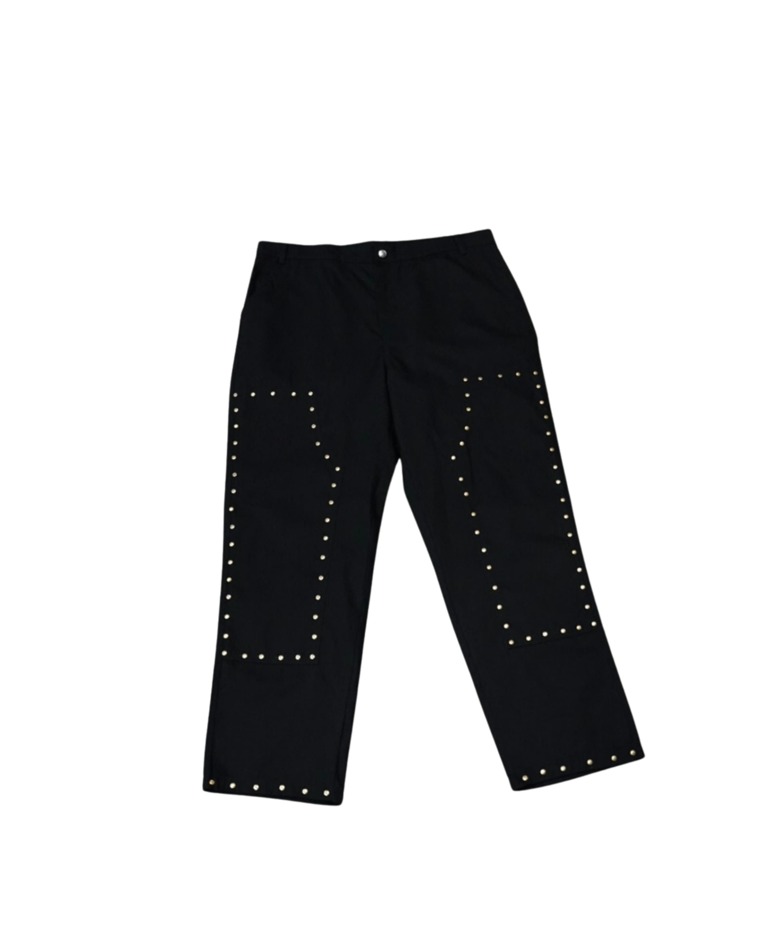 The Work Wear Studded Carpenter Pant Black