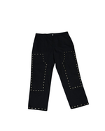 The Work Wear Studded Carpenter Pant Black