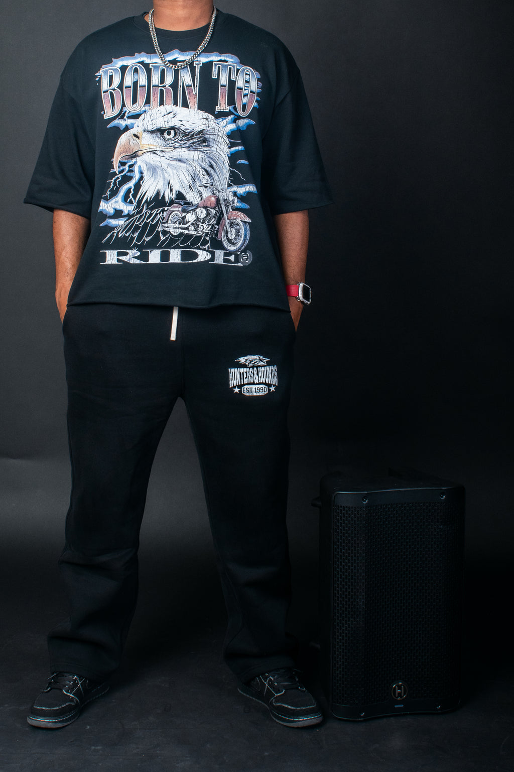 Fleece straight leg pants