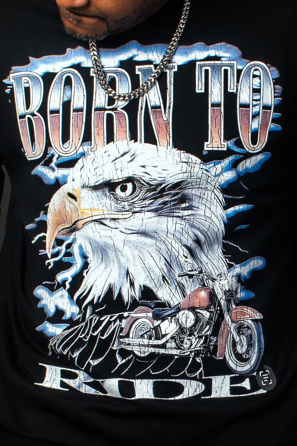 Name the born to ride Tee