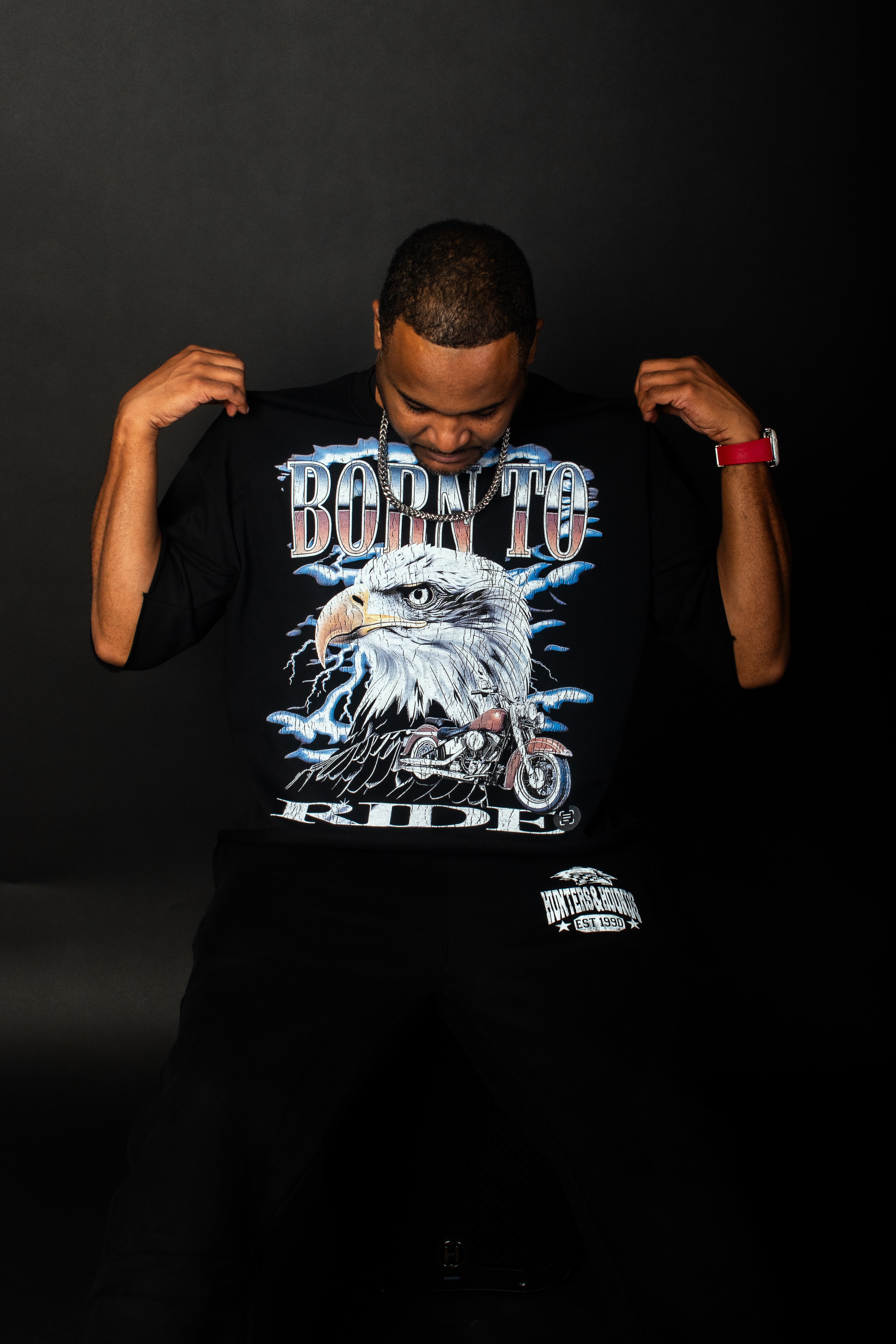 Name the born to ride Tee