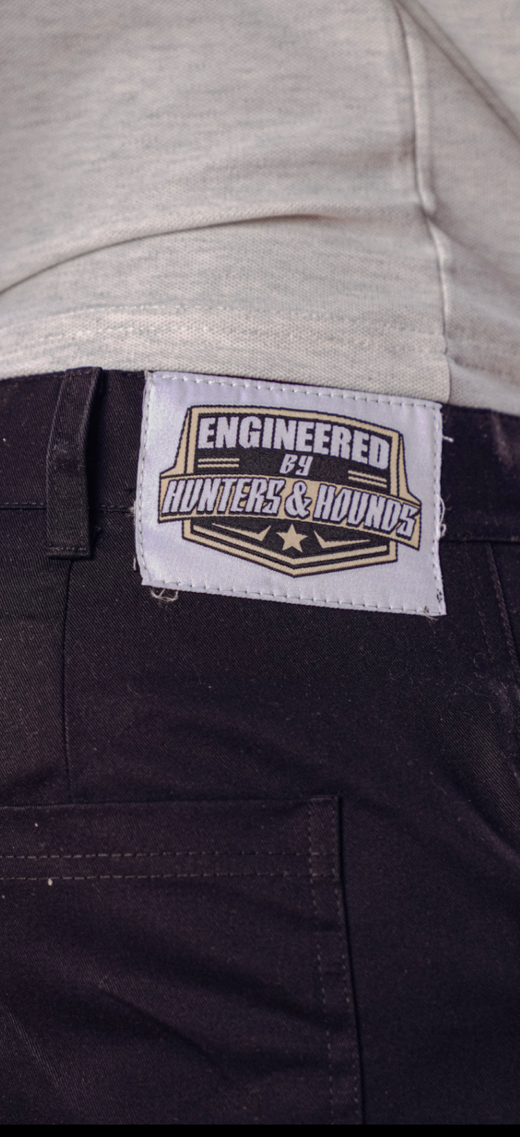 The Work Wear Studded Carpenter Pant Black