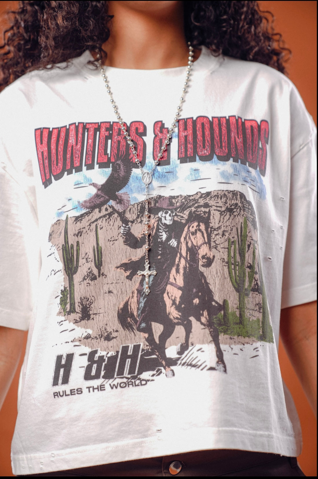 The future Classic  frayed boxy Tee