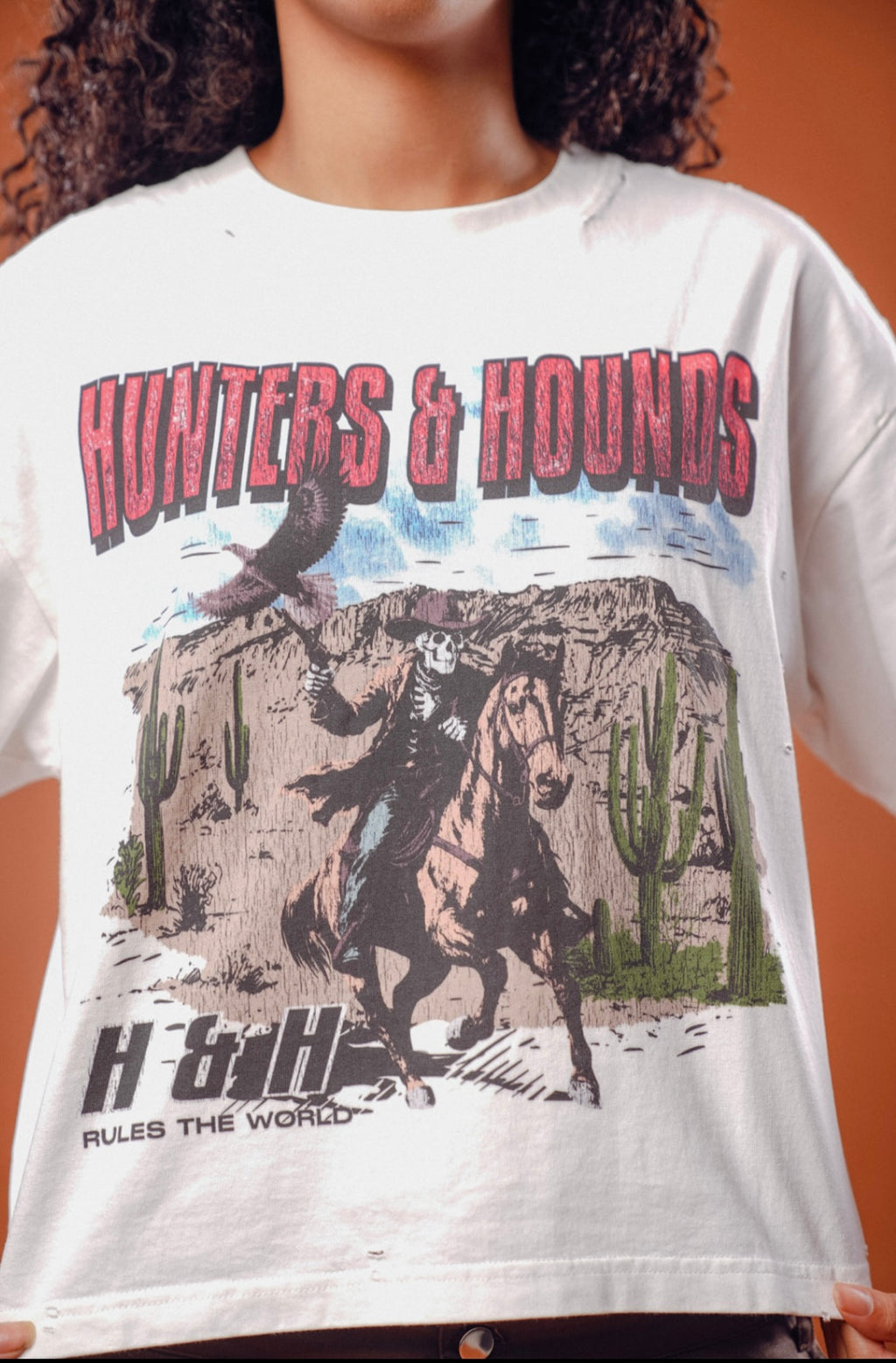 The future Classic  frayed boxy Tee