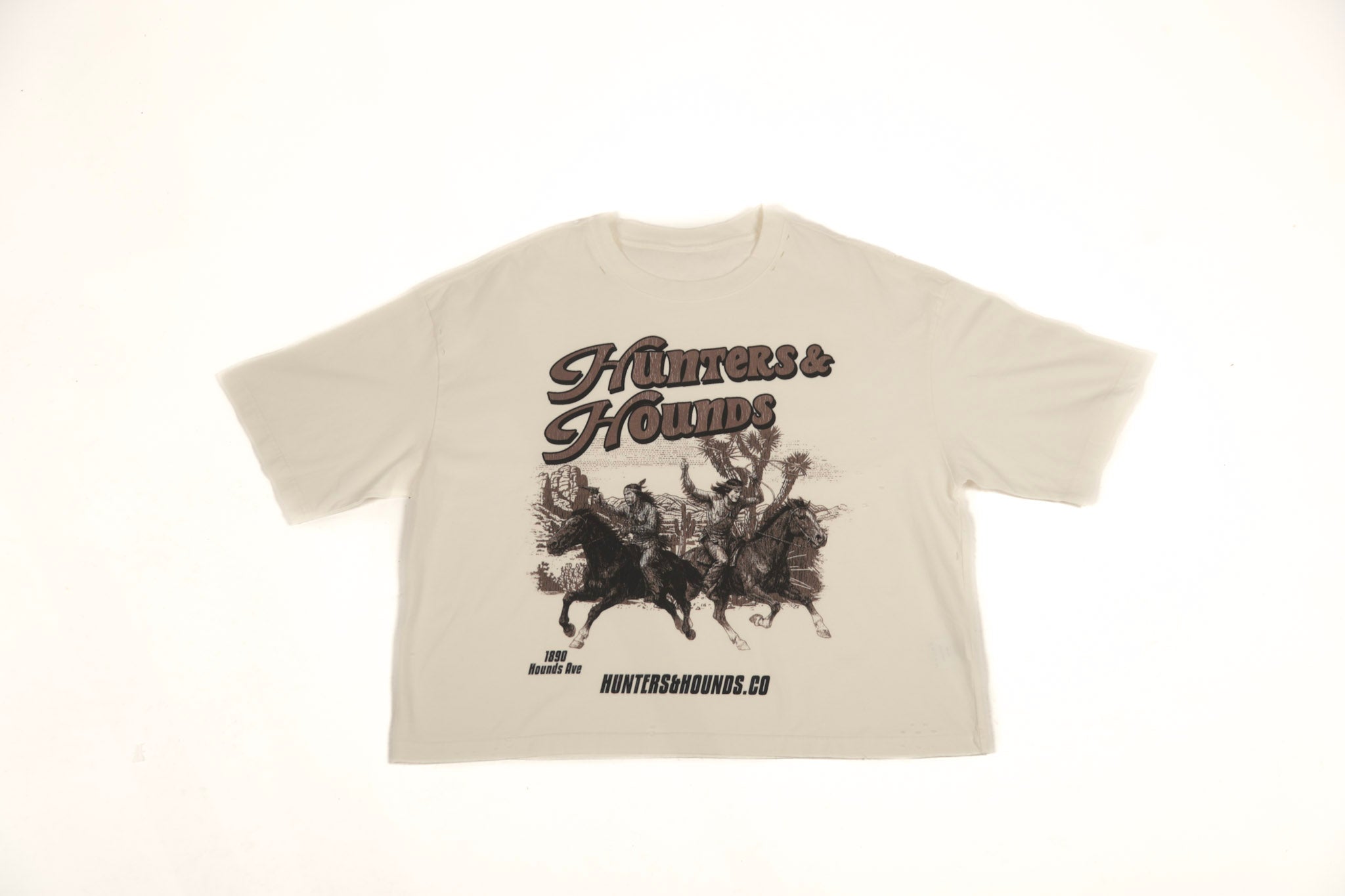 Hounds co. Classic  frayed boxy Tee