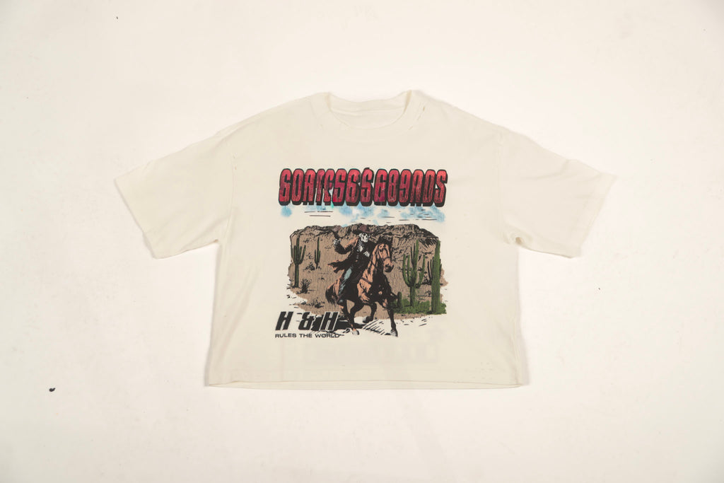 The future Classic  frayed boxy Tee
