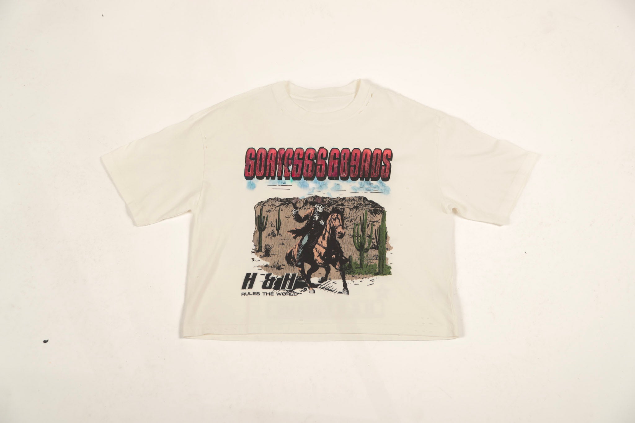The future Classic  frayed boxy Tee