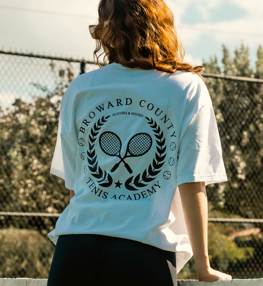 Broward Tennis Academy Tee (Shield/White)